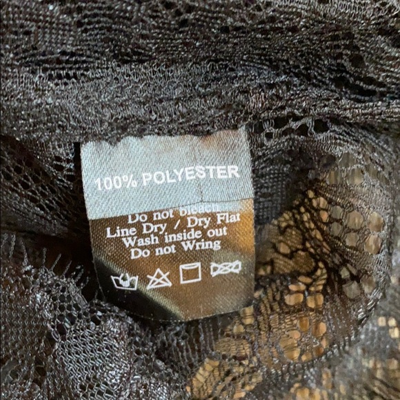 NWOT Jaspal sheer lace high neck top - Picture 4 of 4